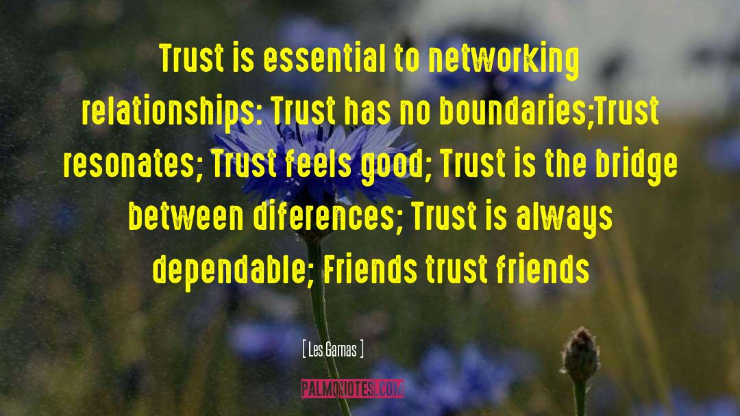 Best Friends Breaking Trust quotes by Les Garnas