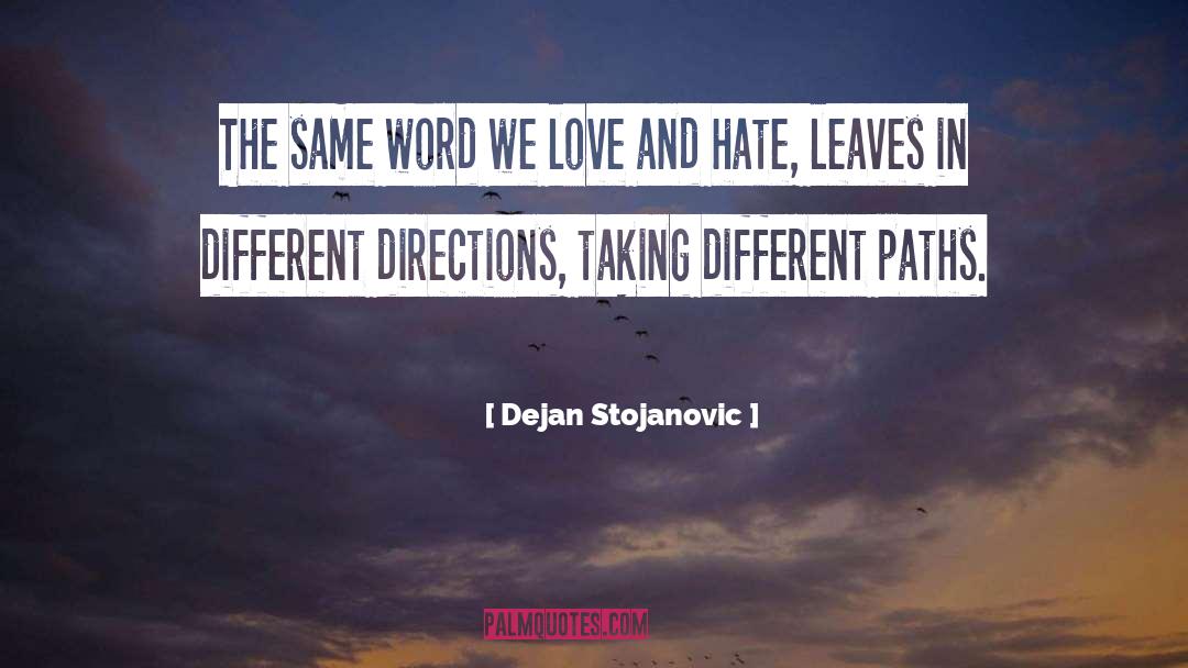 Best Friends Different Paths quotes by Dejan Stojanovic