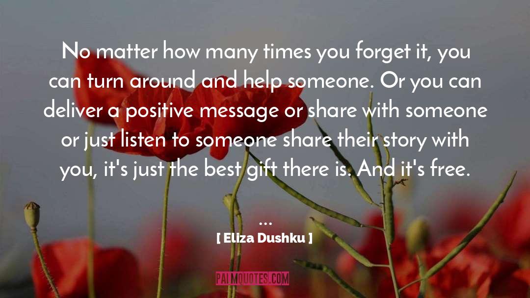 Best Gift quotes by Eliza Dushku