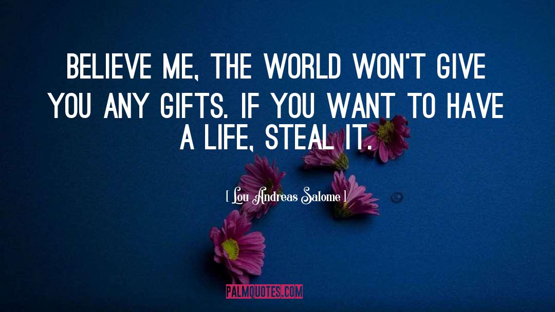 Best Gifts quotes by Lou Andreas Salome