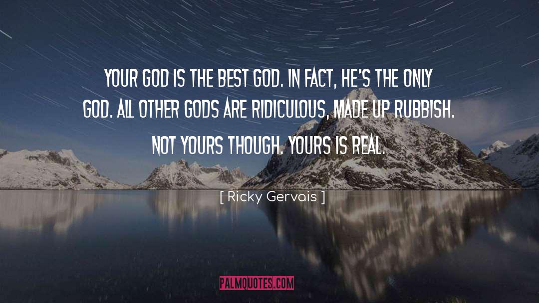 Best God quotes by Ricky Gervais