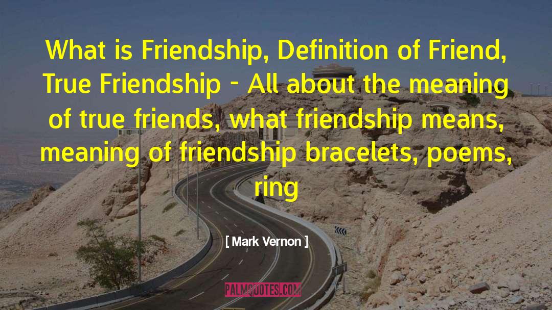 Best Gujarati Friendship quotes by Mark Vernon
