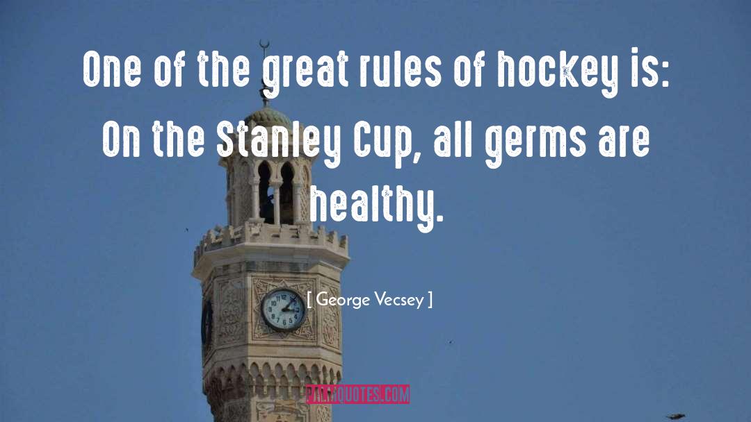 Best Hockey quotes by George Vecsey