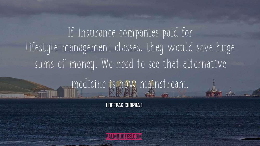 Best Insurance Motivational quotes by Deepak Chopra