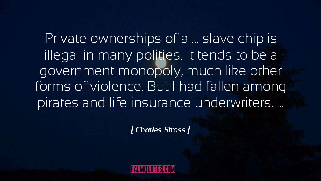 Best Insurance Motivational quotes by Charles Stross