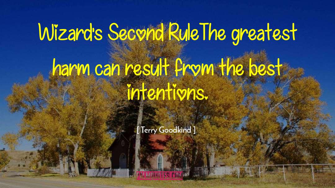 Best Intentions quotes by Terry Goodkind