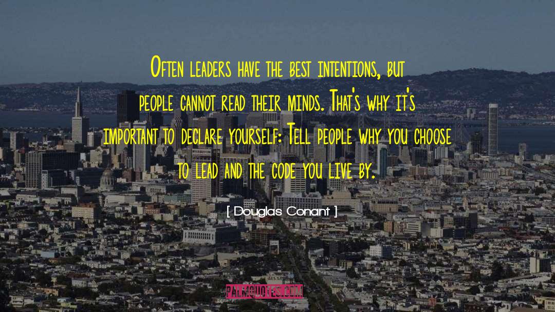 Best Intentions quotes by Douglas Conant