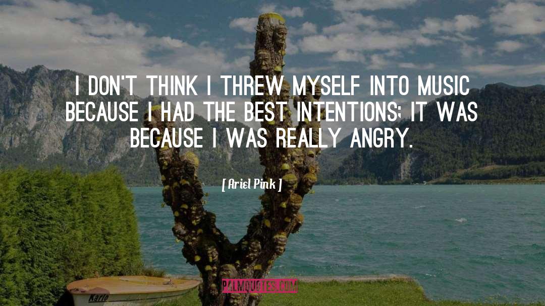 Best Intentions quotes by Ariel Pink