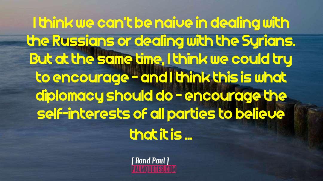 Best Interests At Heart quotes by Rand Paul