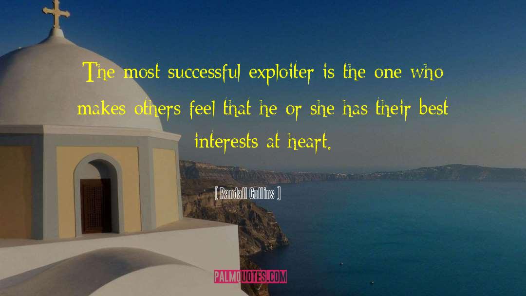 Best Interests At Heart quotes by Randall Collins