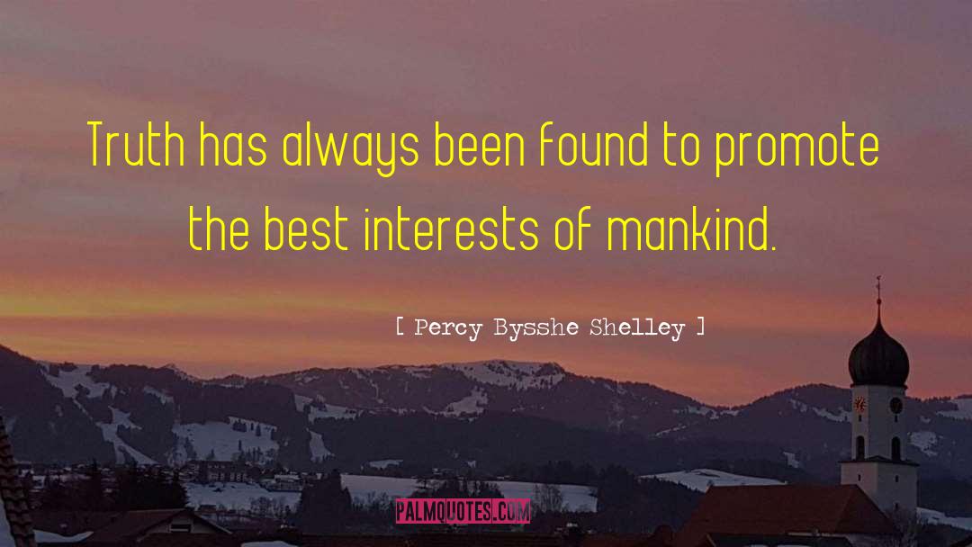 Best Interests quotes by Percy Bysshe Shelley