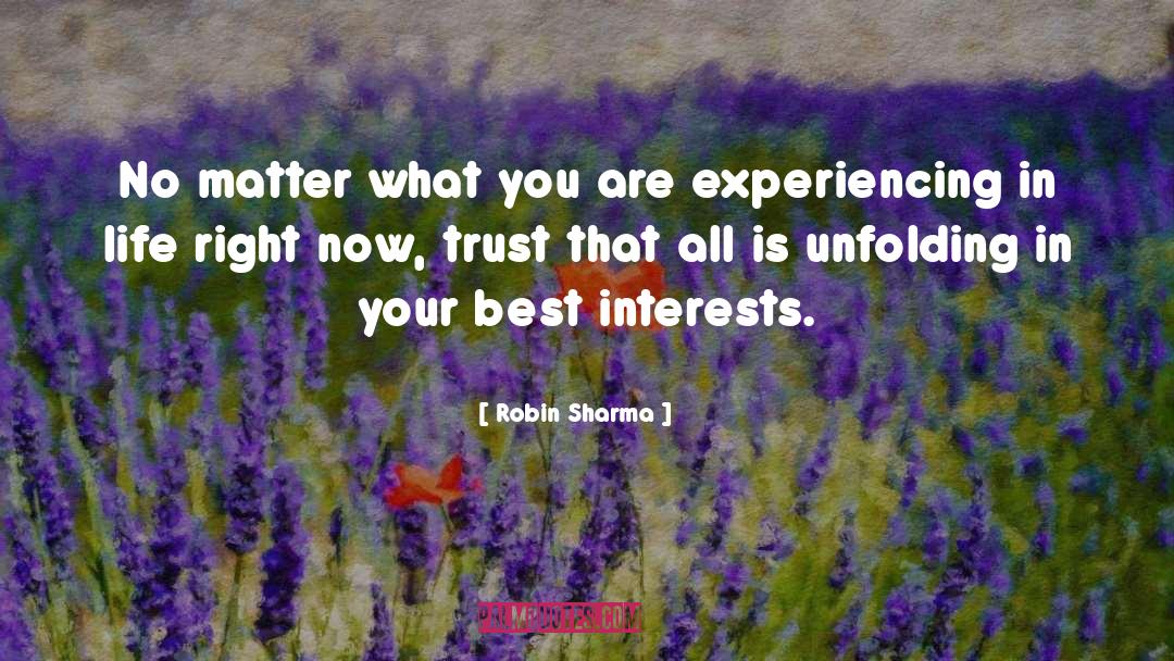 Best Interests quotes by Robin Sharma