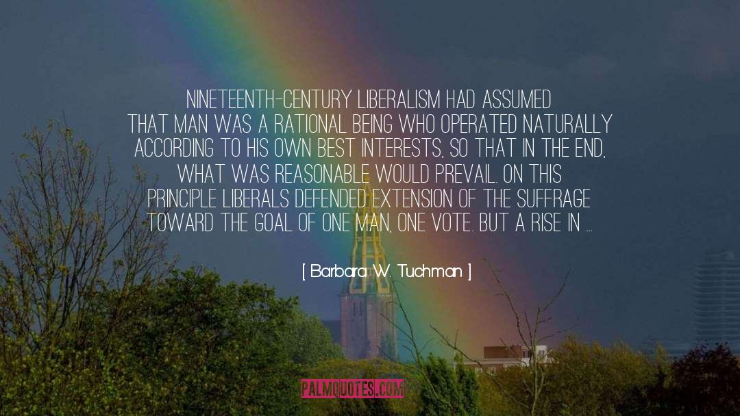 Best Interests quotes by Barbara W. Tuchman