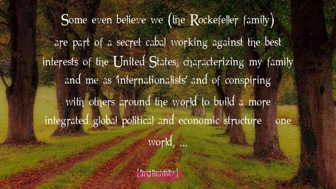 Best Interests quotes by David Rockefeller