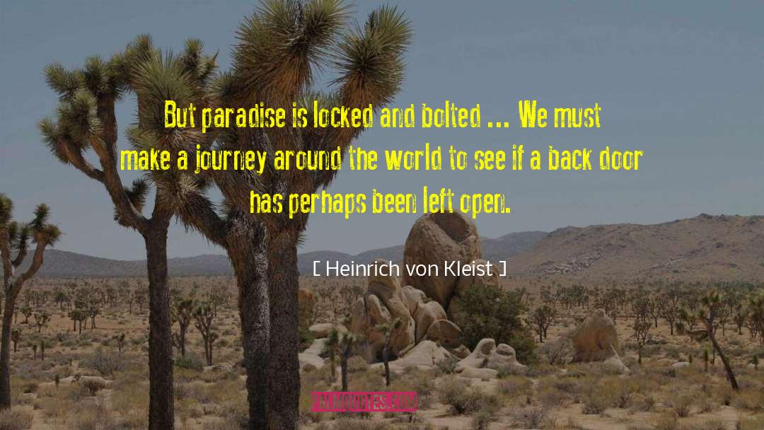 Best Journey quotes by Heinrich Von Kleist