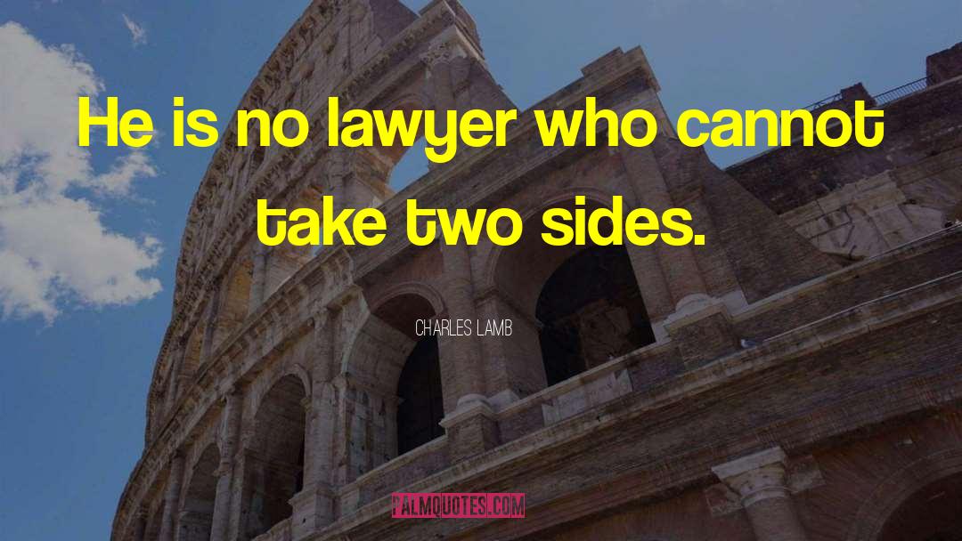 Best Lawyer quotes by Charles Lamb