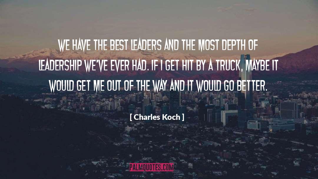 Best Leader quotes by Charles Koch