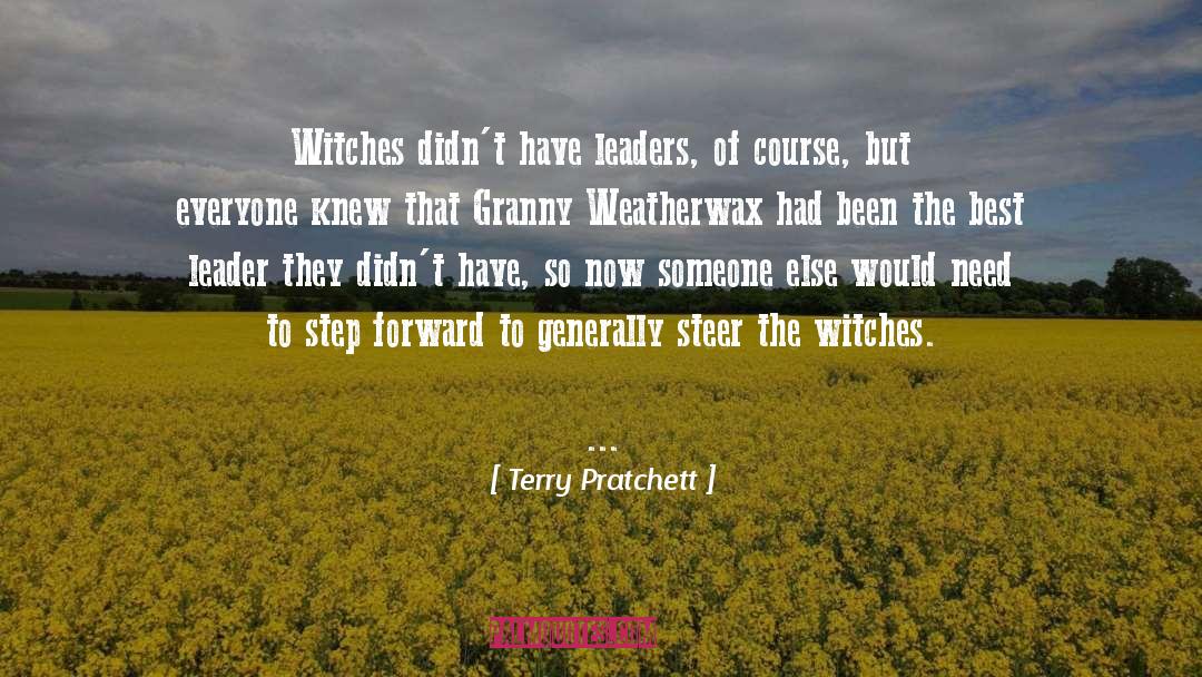 Best Leader quotes by Terry Pratchett