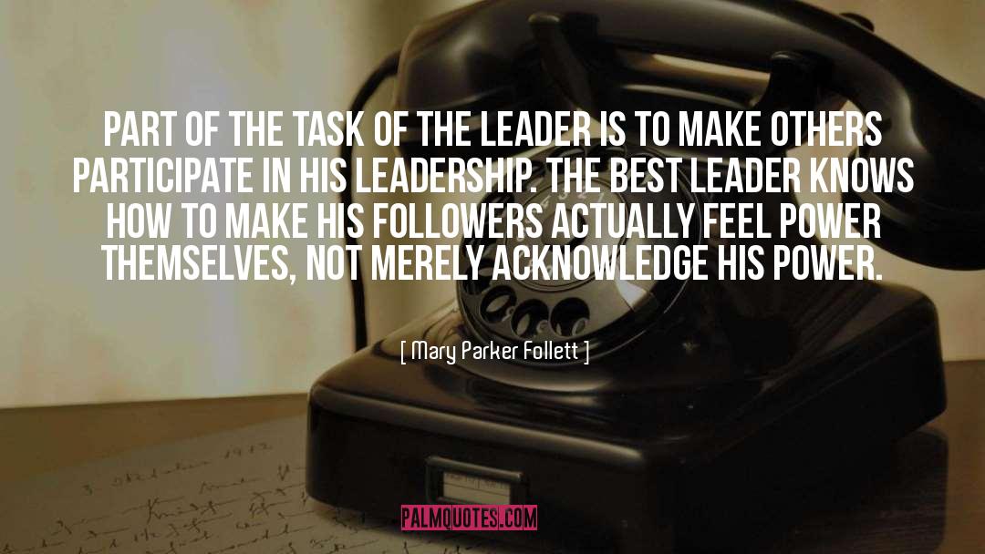 Best Leader quotes by Mary Parker Follett