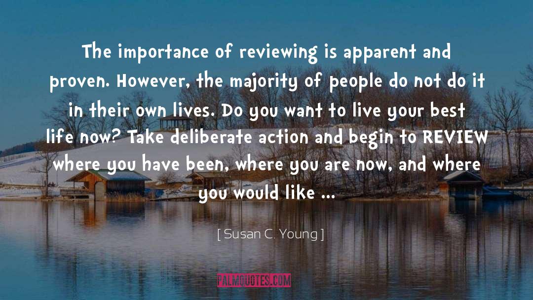Best Life quotes by Susan C. Young
