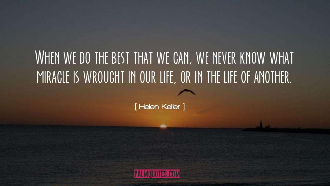 Best Life quotes by Helen Keller