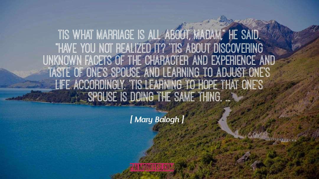 Best Marriage quotes by Mary Balogh