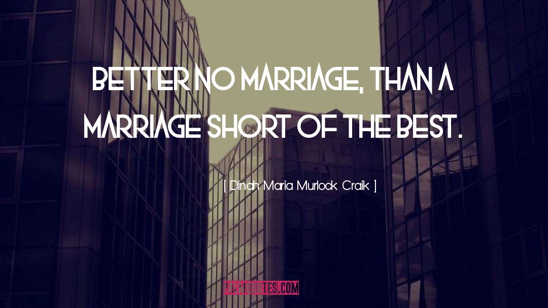 Best Marriage quotes by Dinah Maria Murlock Craik