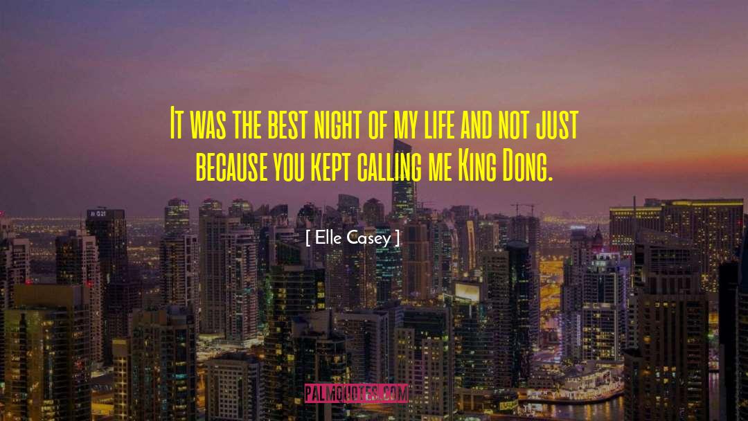 Best Night quotes by Elle Casey