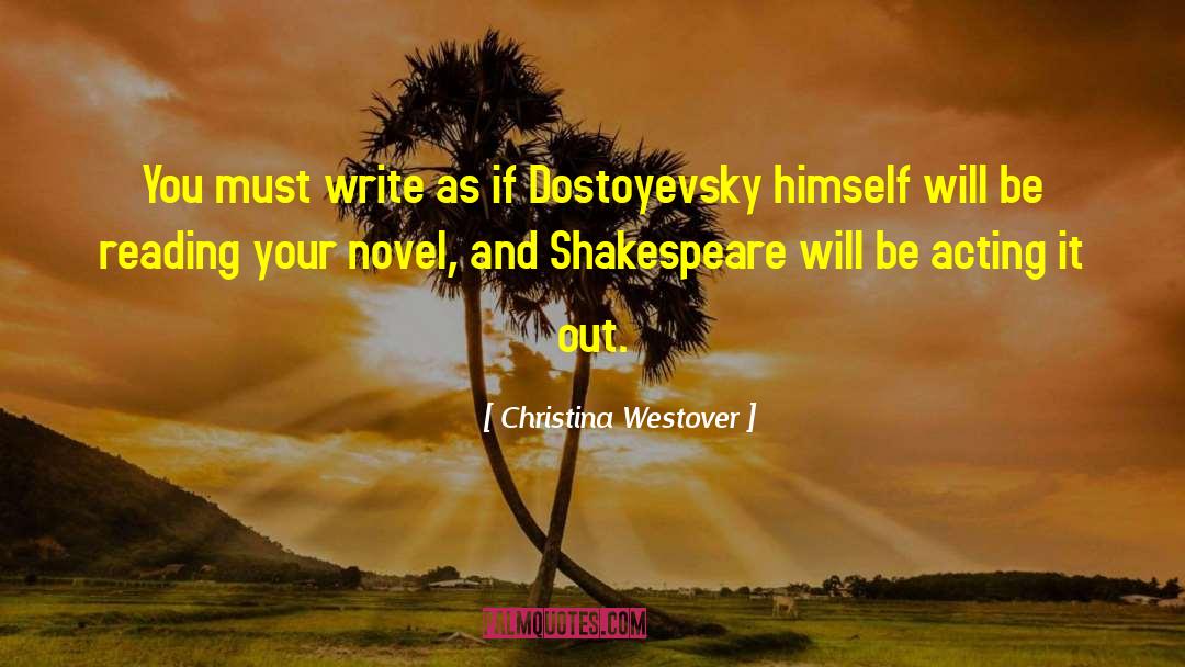 Best Novel quotes by Christina Westover