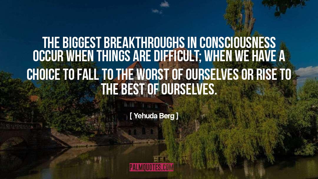 Best Of Ourselves quotes by Yehuda Berg