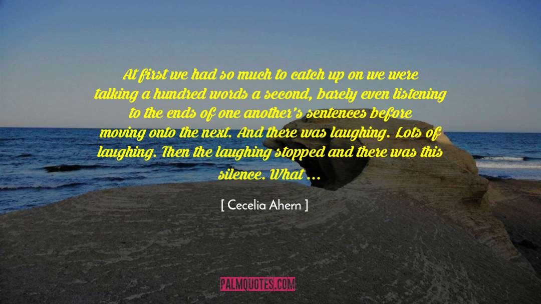 Best Of Talking Heads quotes by Cecelia Ahern