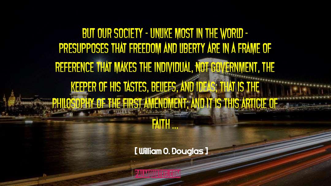 Best Of The Best quotes by William O. Douglas