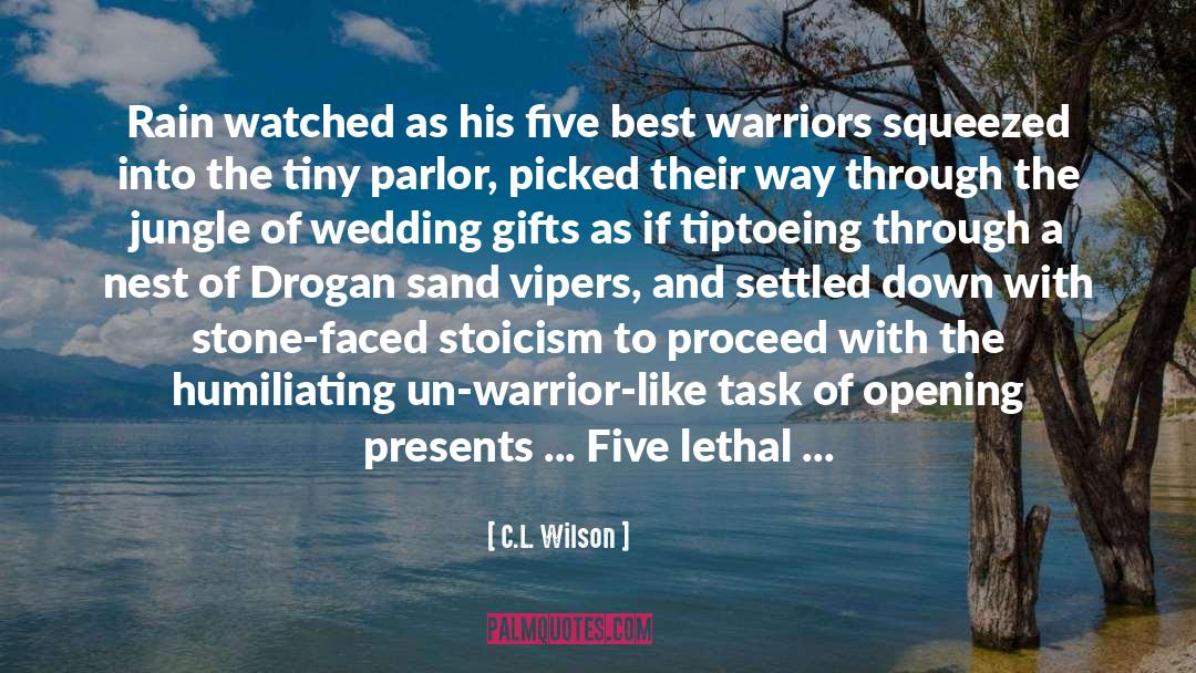 Best Opening Lines quotes by C.L. Wilson