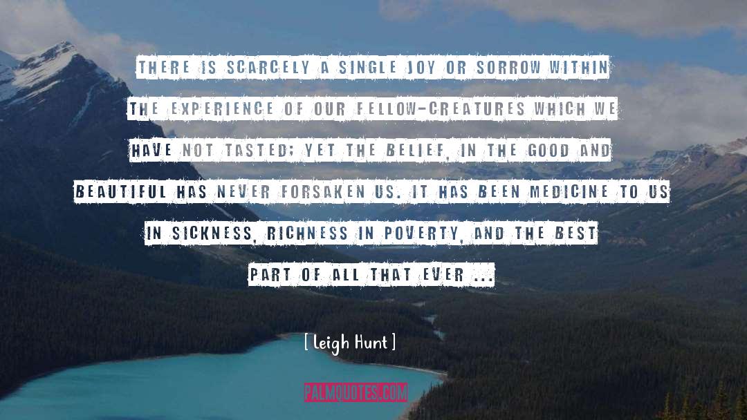 Best Part quotes by Leigh Hunt