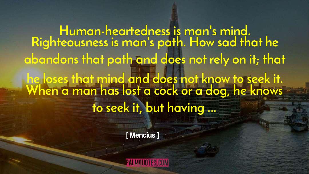 Best Path quotes by Mencius