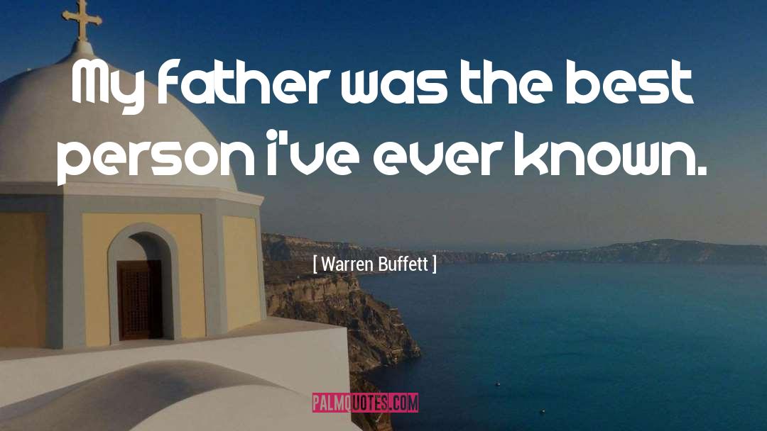 Best Person quotes by Warren Buffett