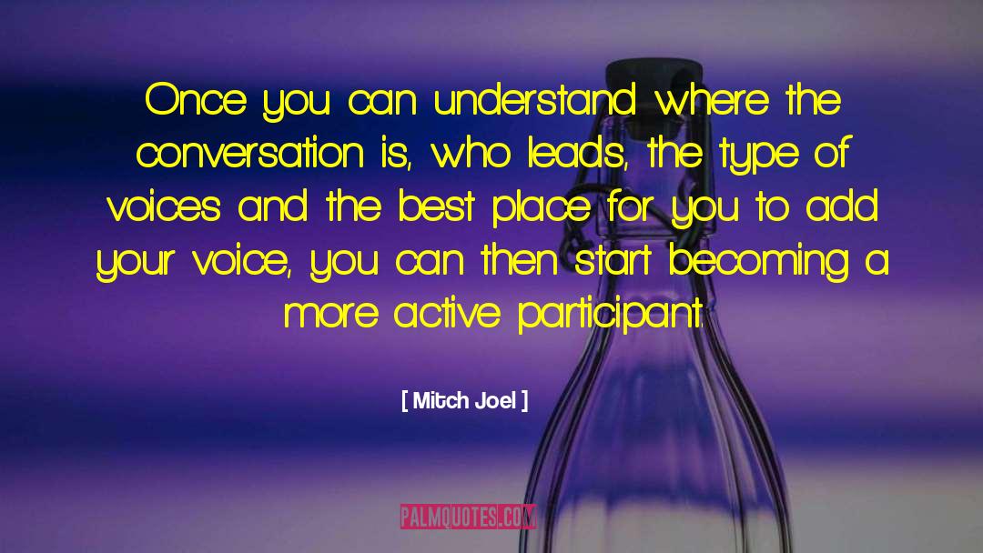 Best Place quotes by Mitch Joel