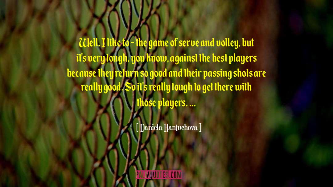 Best Players quotes by Daniela Hantuchova