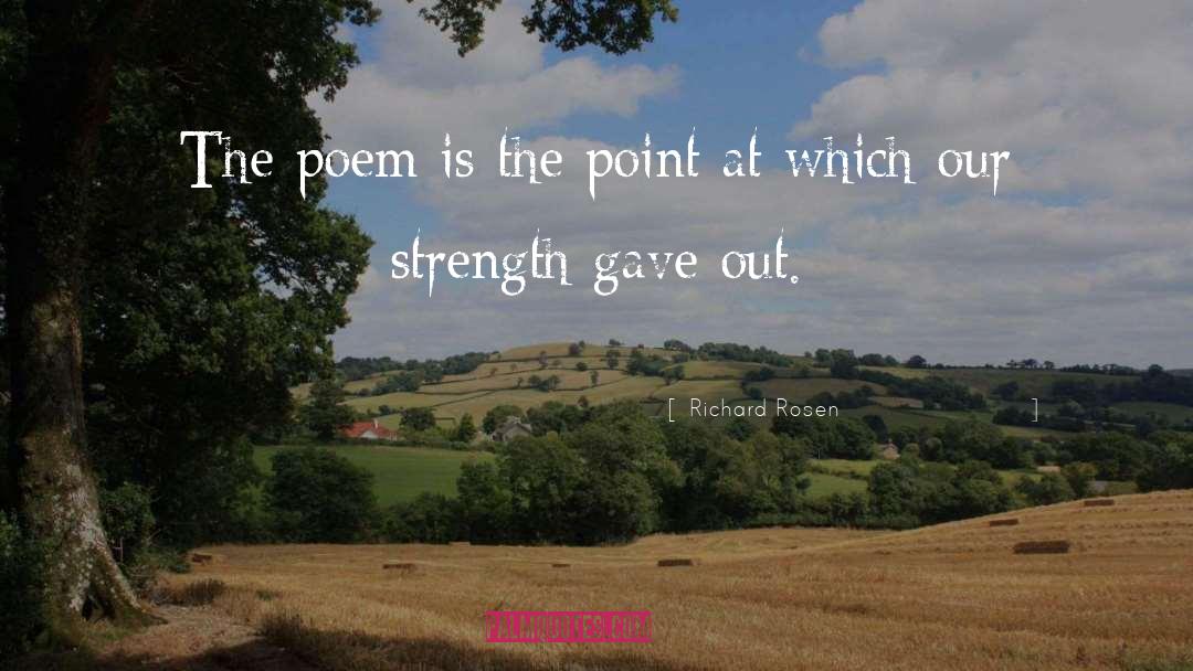 Best Poem quotes by Richard Rosen