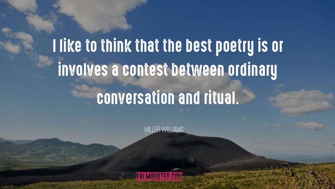 Best Poetry quotes by Miller Williams