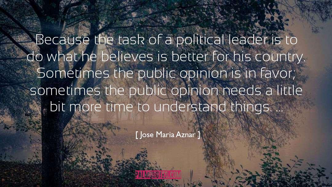 Best Political quotes by Jose Maria Aznar