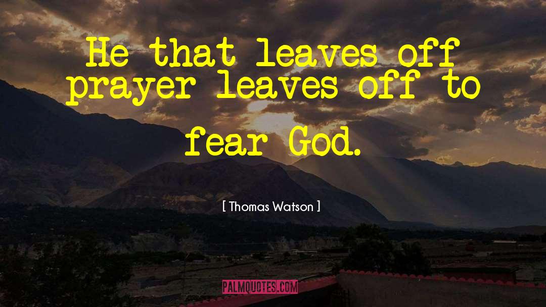 Best Prayer quotes by Thomas Watson