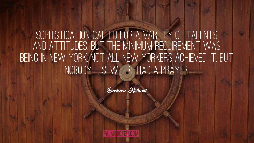 Best Prayer quotes by Barbara Holland