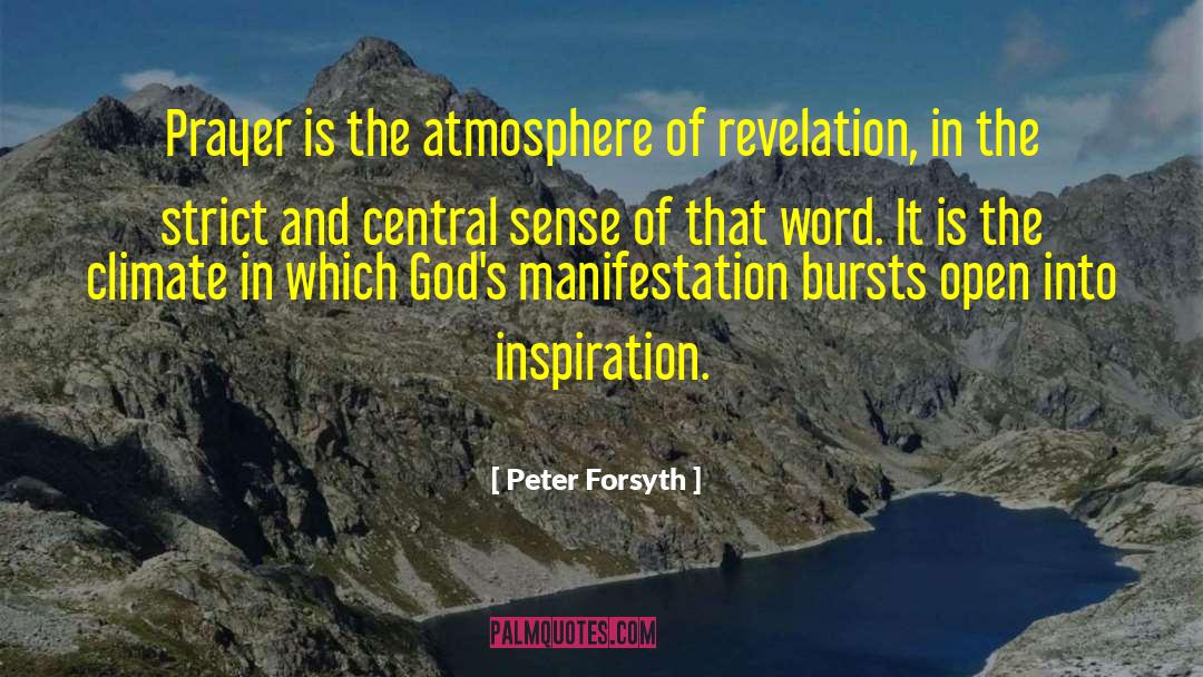 Best Prayer quotes by Peter Forsyth