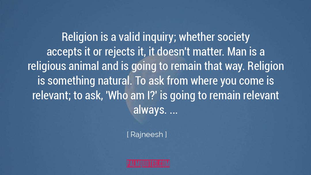Best Questions quotes by Rajneesh