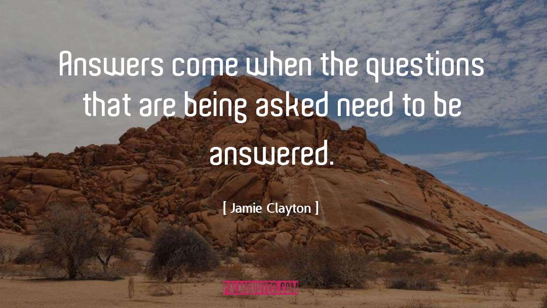 Best Questions quotes by Jamie Clayton