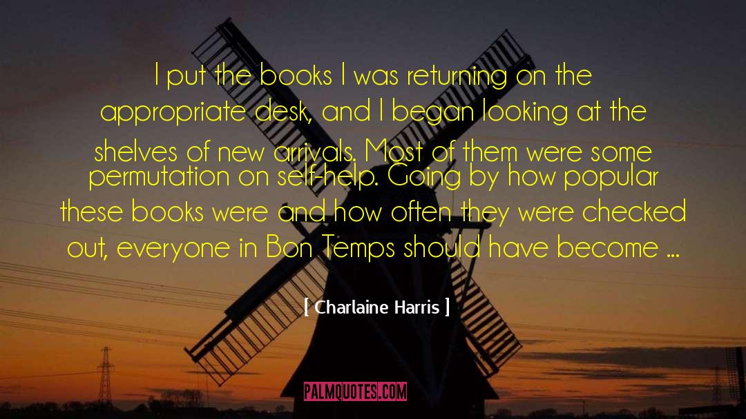 Best Selling Self Help Books quotes by Charlaine Harris