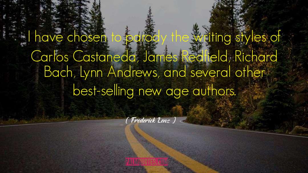 Best Selling Thriller Authors quotes by Frederick Lenz