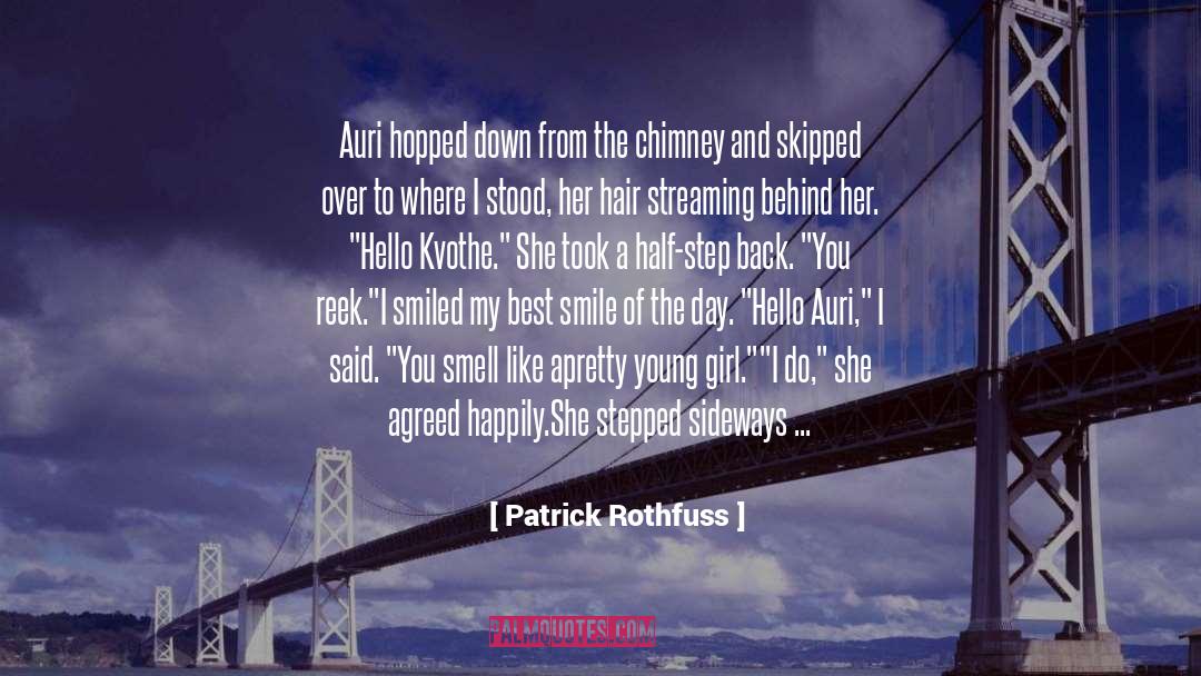 Best Smile quotes by Patrick Rothfuss