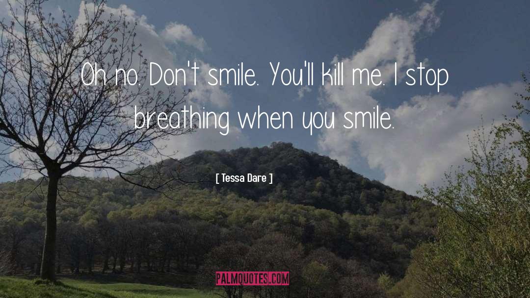 Best Smile quotes by Tessa Dare